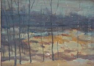 Winter Landscape by Abram Molarsky