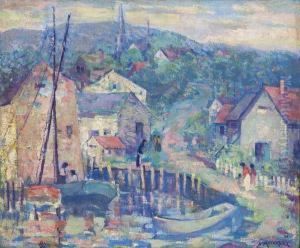 Road To The Harbor by Abram Molarsky