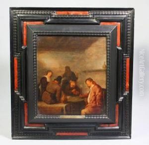 Scene D'auberge by Bartholomeus Molenaer