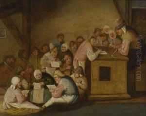Schulstube by Bartholomeus Molenaer