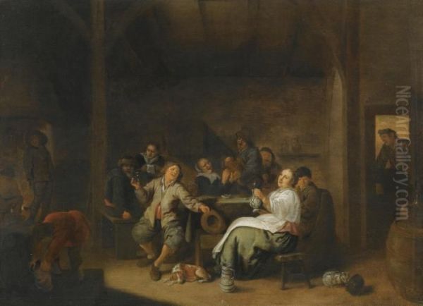 Merry Company In An Inn - view 1