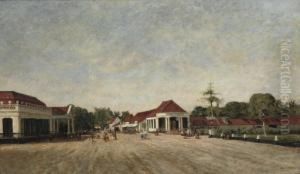 Daily Activities, Batavia by Auguste Molin