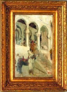 Personajes Arabes (junto A Las Escalinatas) by Ernesto Molina Vasquez