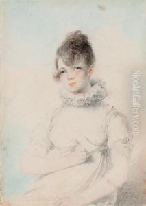 Portrait Of Princess Ekaterina Andreevna Shcherbatov (1789-1810) by Alexander Molinari