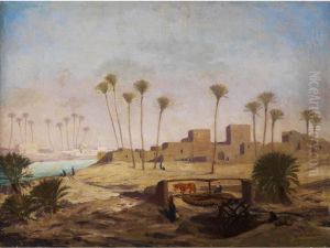 Orientalische Flusslandschaft by Guido Molinari