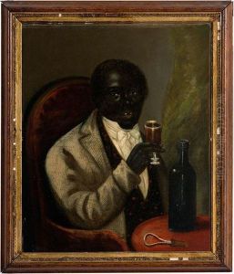 A Half Length Portrait Of A Seated Black Gentleman by Tom Molineaux
