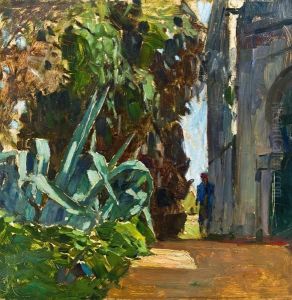 Algier, Arabisches Landhaus I by Carl Moll