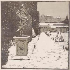 Vienna,upper Belvedere by Carl Moll
