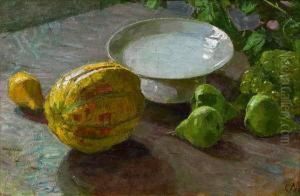 Stillleben Mit Melone Und Birnen
Ol Auf Leinwand by Carl Moll