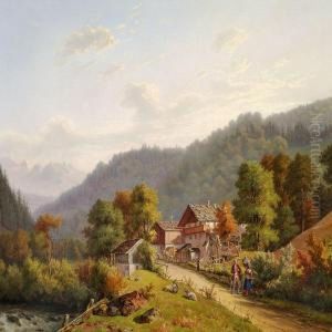 En Efteraarsdag I Bayern, I Naerheden Af Berchtesgaden