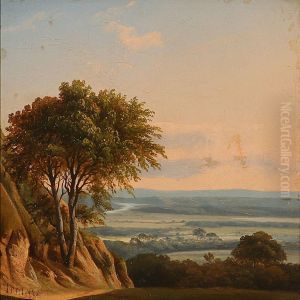 Summer Landscape With View Of A Valley Summer Landscape With View Of A Valley