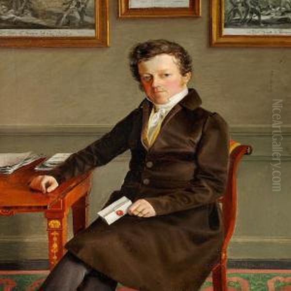 A Pair Of Portraits Of Peter Saabye - view 1