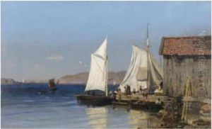 Ved Bryggen (at The Quayside) by Niels Bjornson Moller