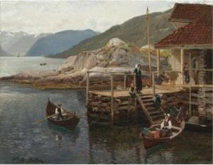 Bryggen (the Quay) by Niels Bjornson Moller