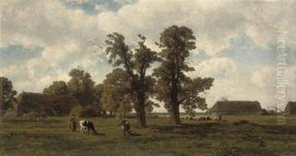 Tending To The Livestock - view 1