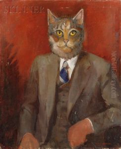 Gentleman Cat Portrait