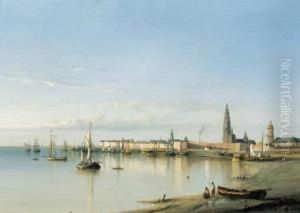 A View Of Antwerp by Florent Mols