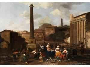 Romischer Markt by Hendrick Mommers