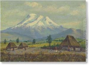 Landschap by E Moncario