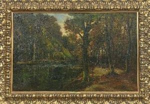 Herbstwald Am See by Frits Mondriaan