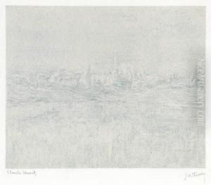 Brouillard A Vetheuil by Claude Oscar Monet