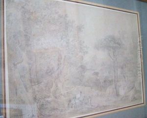 Landscape by Antoine Pierre Mongin