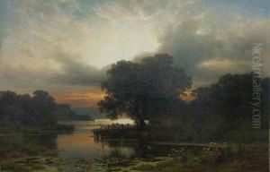 Pejzaz by Julius Monien