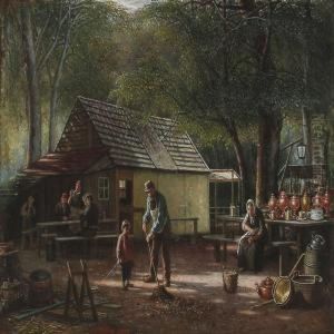 At The Copper Smith In The Deer Garden North Of Copenhagen