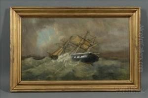 Sailing Into The Eye Of The Storm. by Rafael Monleon y Torres