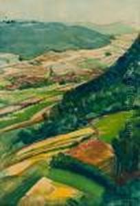 The Wesergebirge by Martin Monnickendam