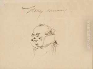 Portrait De Monsieur Prud'homme by Henri Bonaventure Monnier