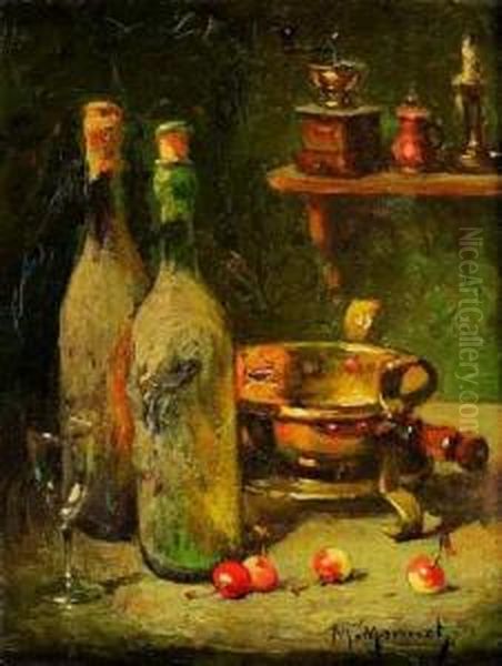 Nature Morte Aux Bouteilles - view 1