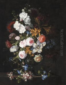 Still Life With Flowers by Jean-Baptiste Monnoyer