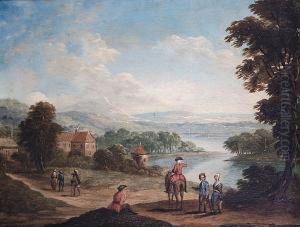 Figures In A Landscape, A Pair Figures In A Landscape, A Pair