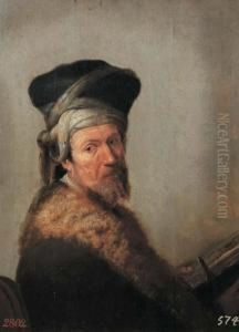 A Scholar Holding A Book A Scholar Holding A Book