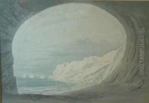 Possibly After Edward Dayes View Of The Needles, Isle Of Wight by Alexander Monro