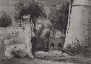 Castle Ruins by Thomas Monro