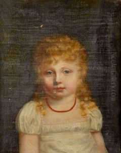 Portrait De Jeune Fille Au Collier De Corail by Nicolas Andre Monsiau