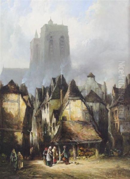 A Street Scene In Abbeville - view 1