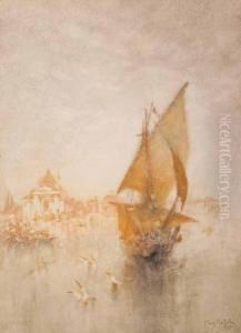 A Hazy Venetian Day by Clara Montalba