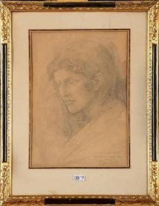 Portrait De Femme by Constant Montald