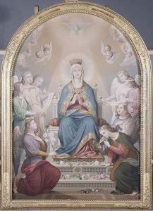 Virgen Con Angeles 1861 by Bernardino Montanes Perez