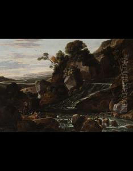 Paesaggio Con Cascata - view 1