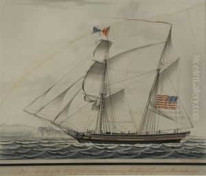 S. Doten Master Of The Brig Governor Carver by Louis Montardier