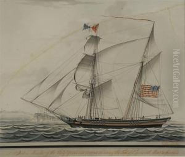 S. Doten Master Of The Brig Governor Carver, Entering The Portof Plymouth, Massachusetts - view 1