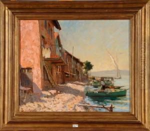 Bord De Lac Anime A Martigues
