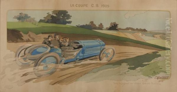 La Coupe Gordon Bennett by Ernest Montaut