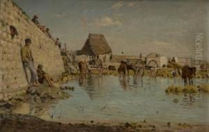 Lavori In Campagna by Edoardo Monteforte