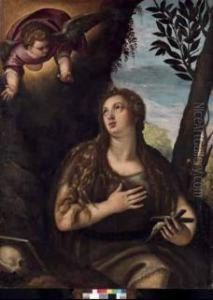 Maria Maddalena Penitente by Francesco Montemezzano