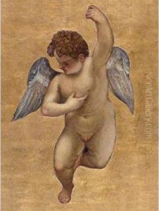 A Putto, A Fragment by Francesco Montemezzano